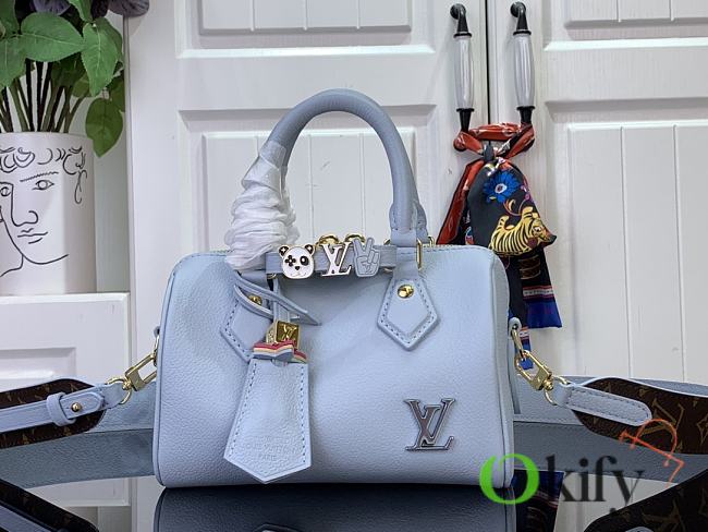 Okify Louis Vuitton Speedy 18 M24598  18 x 12 x 10  - 1