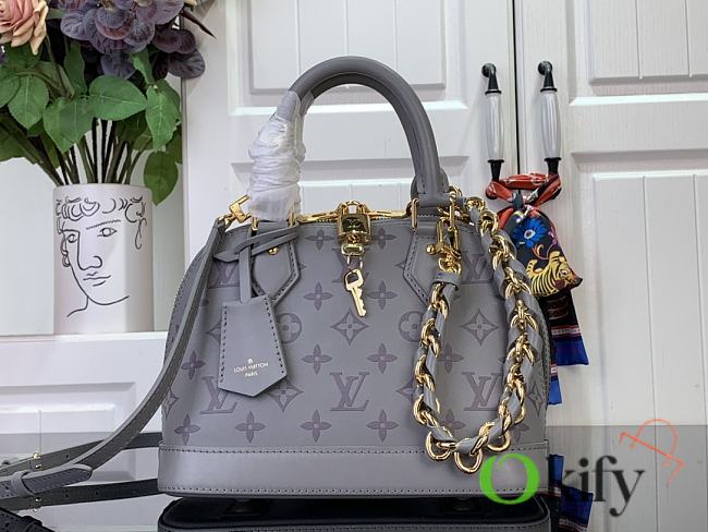 	 Okify Louis Vuitton Alma BB M12561 Grey 23.5 x 17.5x 11.5 - 1