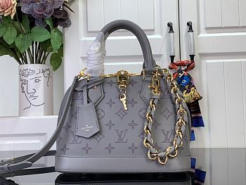 Okify Louis Vuitton Alma BB In Grey M12561 23.5 x 17.5x 11.5 cm 