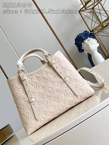 Okify Louis Vuitton Babylone Tote PM Bag M11394 White 31 x 21.5 x 13 cm