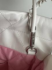 Okify Chanel 22 Mini Handbag White & Light Pink 20 × 19 × 6 cm  - 2