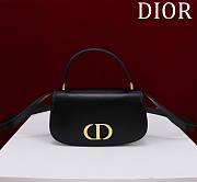 Okify Dior Small 30 Montaigne Avenue Top Handle Bag Black 19×9×8cm - 1