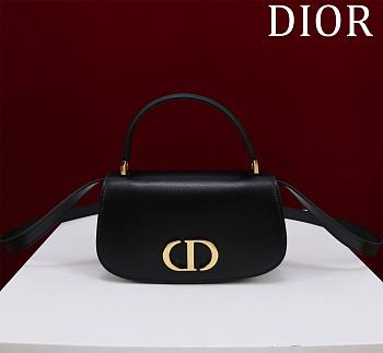 Okify Dior Small 30 Montaigne Avenue Top Handle Bag Black 19×9×8cm