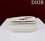 Okify Dior Small 30 Montaigne Avenue Top Handle Bag White 19×9×8cm - 4