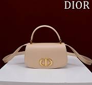 Okify Dior Small 30 Montaigne Avenue Top Handle Bag Beige 19×9×8cm - 1