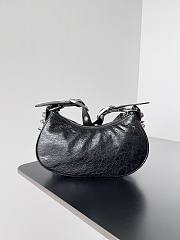 Okify Balenciaga Women's Le Cagole Xs Shoulder Bag With Piercings in Black - 4