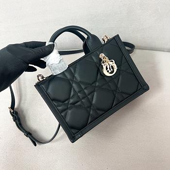 Okify Dior Mini Dior Book Tote Black 21.5*13*7.5cm