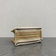 Okify Celine Small Cabas Thais In Striped Textile With Triomphe 26x19x13cm - 3