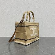 Okify Celine Small Cabas Thais In Striped Textile With Triomphe 26x19x13cm - 2