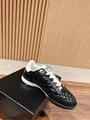 Okify Chanel Calfskin & Suede Calfskin Trainers Black - 4