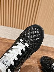 Okify Chanel Calfskin & Suede Calfskin Trainers Black - 2