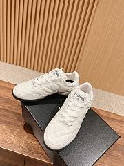 Okify Chanel Calfskin & Suede Calfskin Trainers White - 1