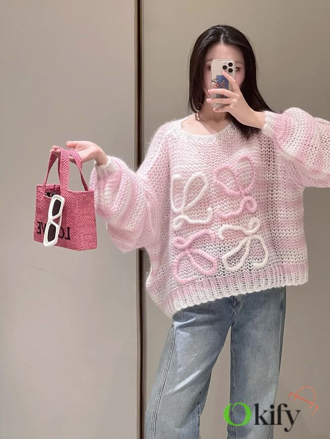 Okify Loewe Anagram sweater in mohair - 1