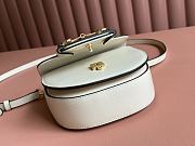 Okify Gucci Horsebit 1955 mini top handle bag White 18x15x6 cm - 3