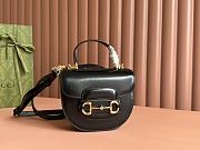 Okify Gucci Horsebit 1955 mini top handle bag Black 18x15x6 cm - 1