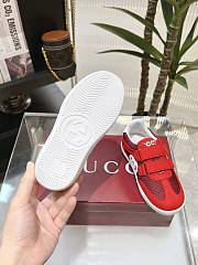 Okify Gucci 2024 latest model Forrest Gump training shoes for children Red - 4