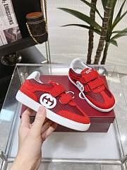 Okify Gucci 2024 latest model Forrest Gump training shoes for children Red - 2