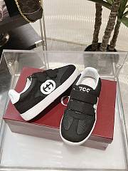 Okify Gucci 2024 latest model Forrest Gump training shoes for children Black - 2