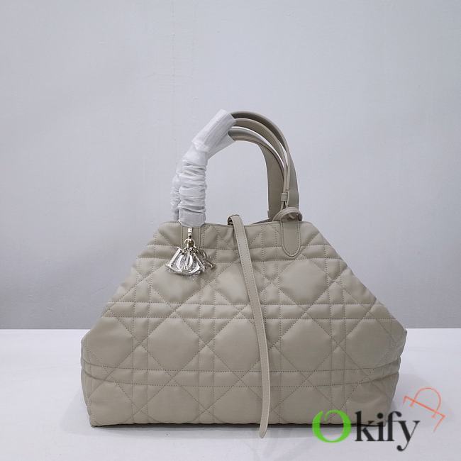 Okify Dior Medium Toujours Bag Dusty Ivory 37 x 20 x 28.5 cm - 1