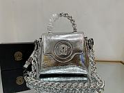 Okify Versace Versace La Medusa mini bag with silver finish 20x10x17 cm - 1