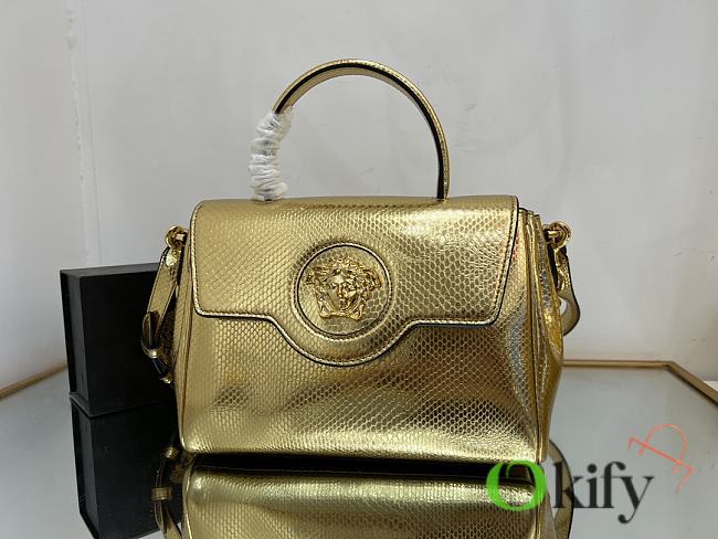 Okify Versace Versace La Medusa mini bag with gold finish  20x10x17 cm - 1