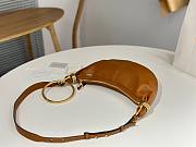 Okify Chloe The Bracelet Bag Brown 32x14x10cm - 2