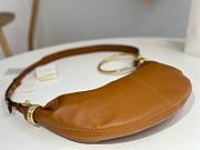 Okify Chloe The Bracelet Bag Brown 32x14x10cm - 3