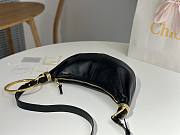 Okify Chloe The Bracelet Bag Black 32x14x10cm - 4