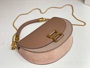 Okify Chloé ‘Marcie’ shoulder bag pink beige 22.5*15.5*7cm - 2