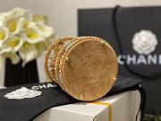 Okify Chanel Gold Lambskin Strass and Enamel Bird Cage Gold 13.5 x 24 x 11 cm - 2