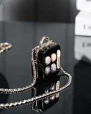 Okify Chanel Make Up Bag Locket Pendant Necklace - 3