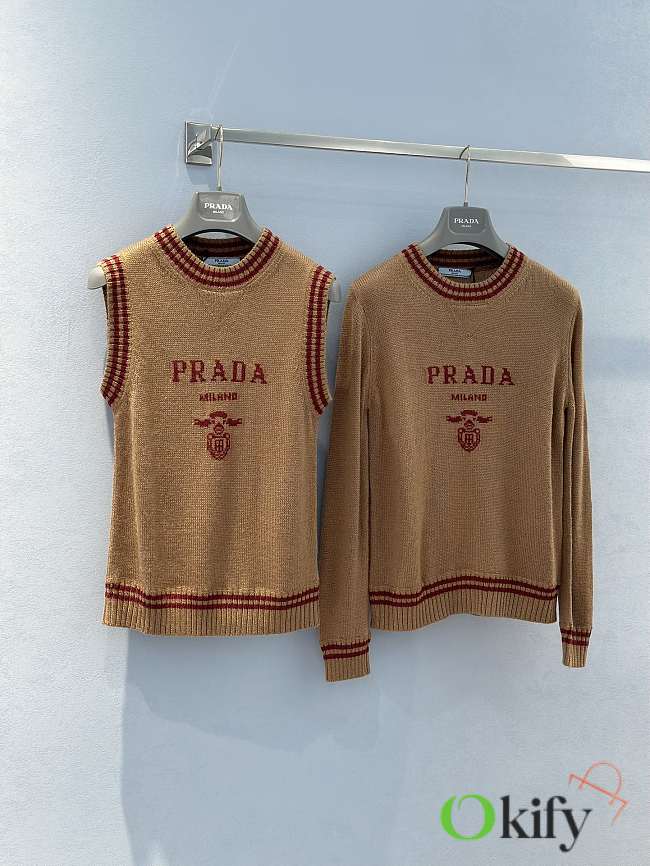 Okify Prada Wool and Cashmere Vest  - 1