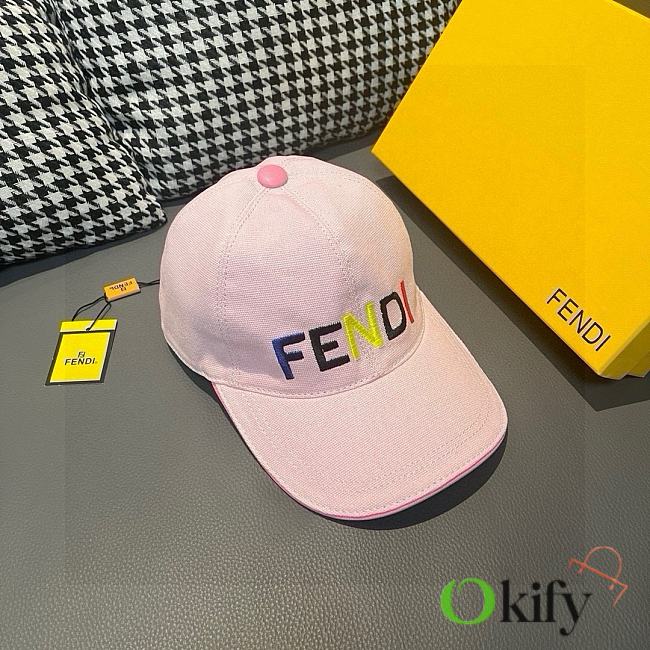 Okify Fendi Pink Hat  - 1