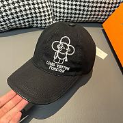 Okify Louis Vuitton Forever Hat Black  - 1