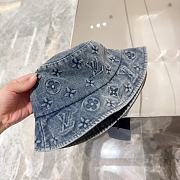 Okify Louis Vuitton Monogram Essential Bucket Blue - 4