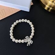 Okify MiuMiu Butterfly Charm Pearl Bracelet  - 4