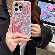 Okify Louis Vuitton Phone Case Diamond Gradient Pink - 4