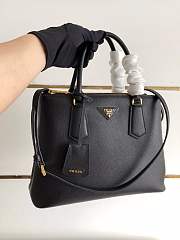 Okify Prada Galleria Saffiano Leather Black 31x22.5×13.5cm - 1