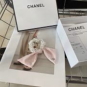 Okify Chanel Hairtie Pink Bow - 1