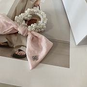 Okify Chanel Hairtie Pink Bow - 3