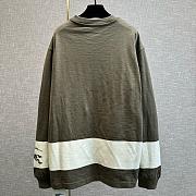 Okify BURBERRY Oversized Striped Cotton-Jersey Sweatshirt - 1