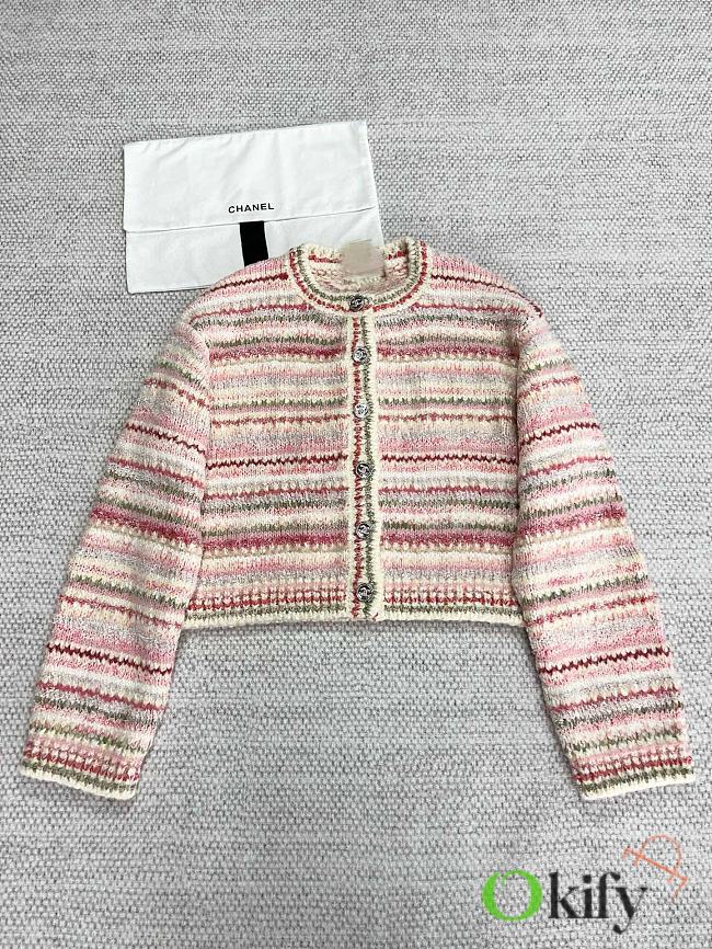 Okify Chanel Cashmere, Wool & Cotton Jacket - 1