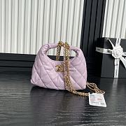 Okify Chanel 24A Small Hobo Pink Bag 21.5×20×7cm - 1