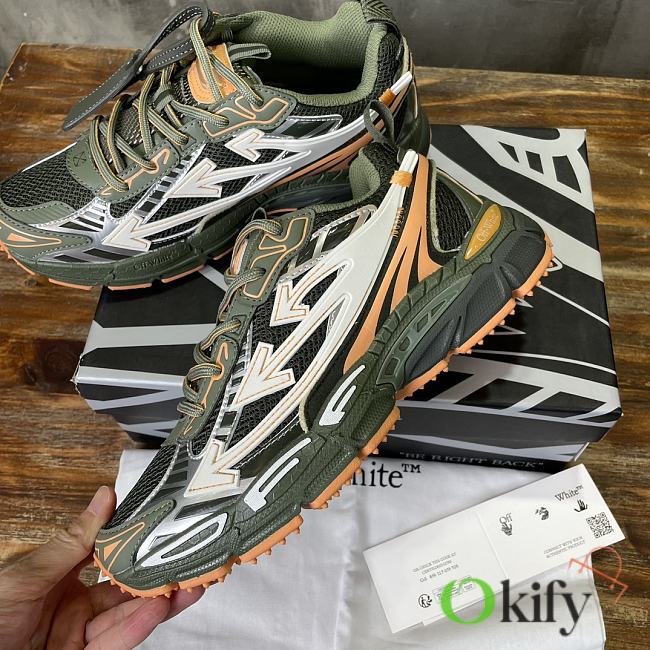 Okify Off-White C/O VirGil Abloh Trainers Green  - 1