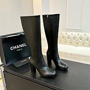 Okify Chanel High Boots Come on Black Height 4,5 cm - 1