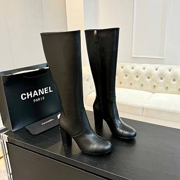 Okify Chanel High Boots Come on Black Height 4,5 cm