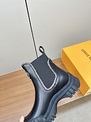 Okify Louis Vuitton Beaubourg Black Boots 1A8947 - 2