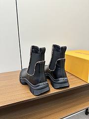 Okify Louis Vuitton Beaubourg Black Boots 1A8947 - 4