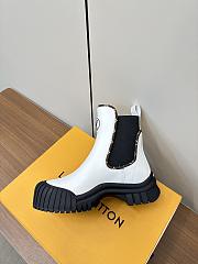 Okify Louis Vuitton Ruby flat boot White 1AB0G2  - 4