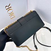 Okify Dior 30 Montaigne East-West Bag with Chain Black  - 4